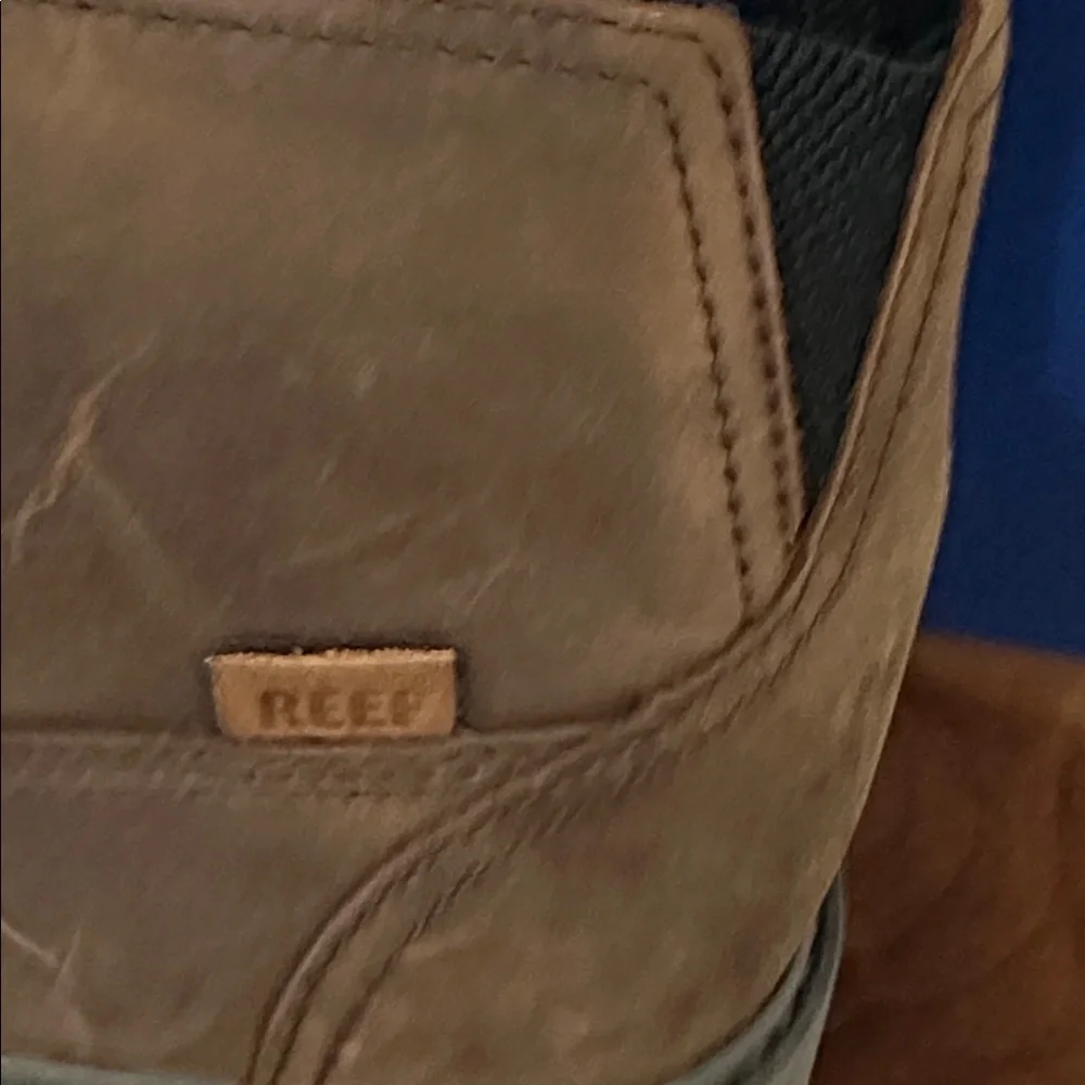NWT Men's Reef Voyage Brown Leather Boot Size 12